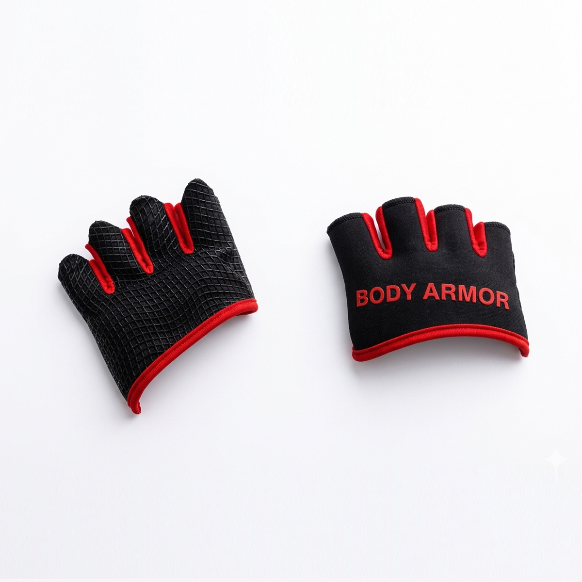 Body Armor Short Grip Weightlifting Gym Gloves
