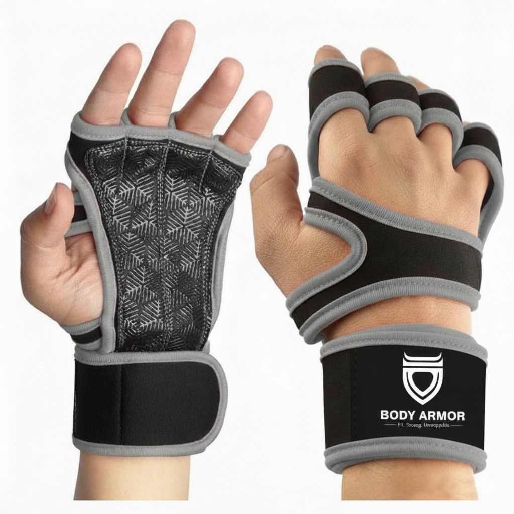 Body Armor Short Weightlifting Gym Gloves