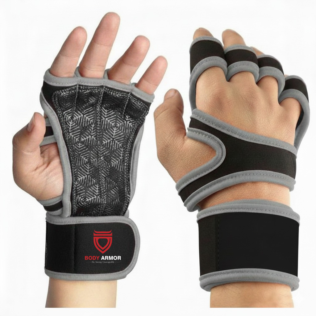 Body Armor Short Weightlifting Gym Gloves