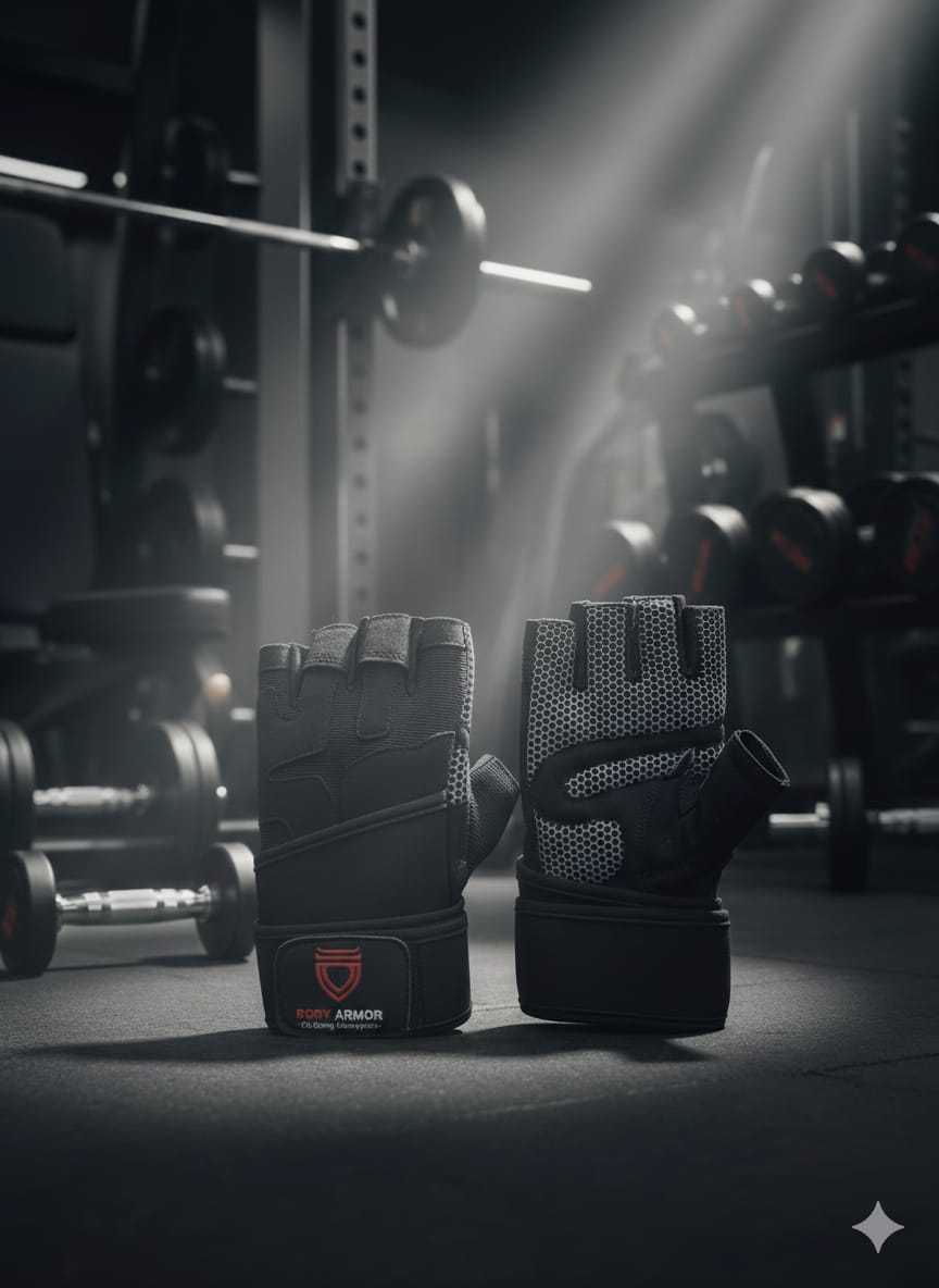 Body Armor Premium Weight Lifting Gloves