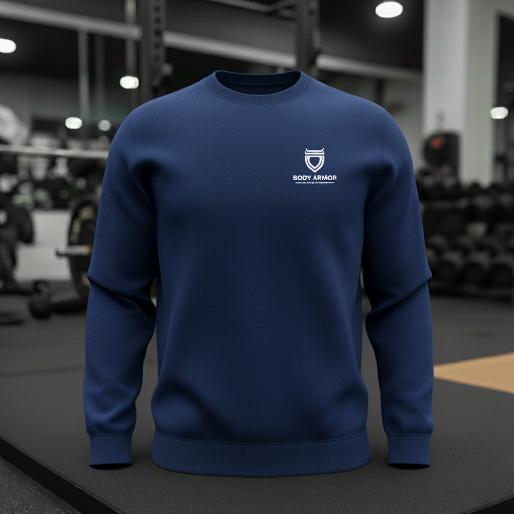 Body Armor Navy Blue  Sweatshirt