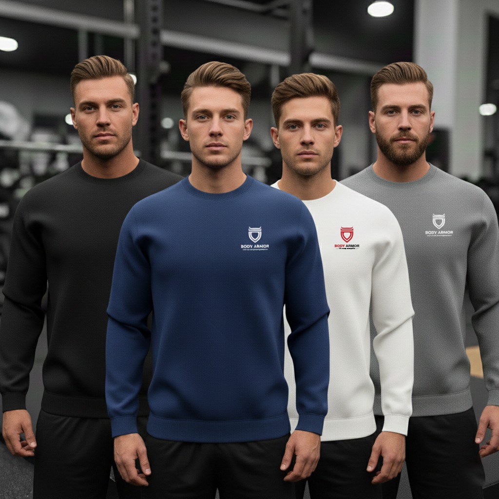 Body Armor Navy Blue  Sweatshirt