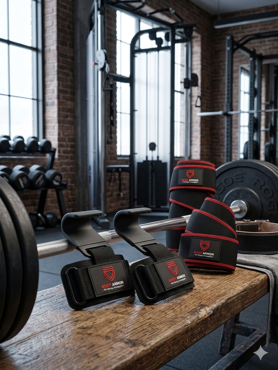 Rod Hook Lifting Wraps for Weightlifting
